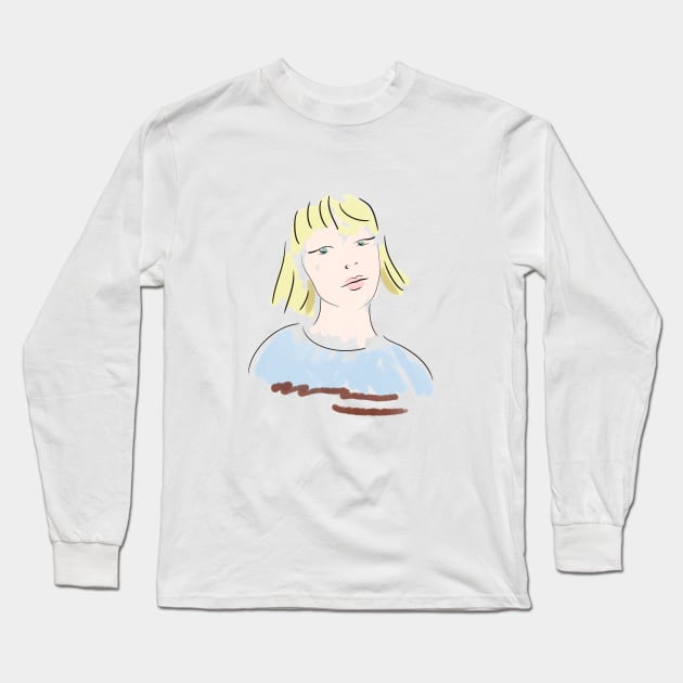 Blond Long Sleeve T-Shirt by Yaalala